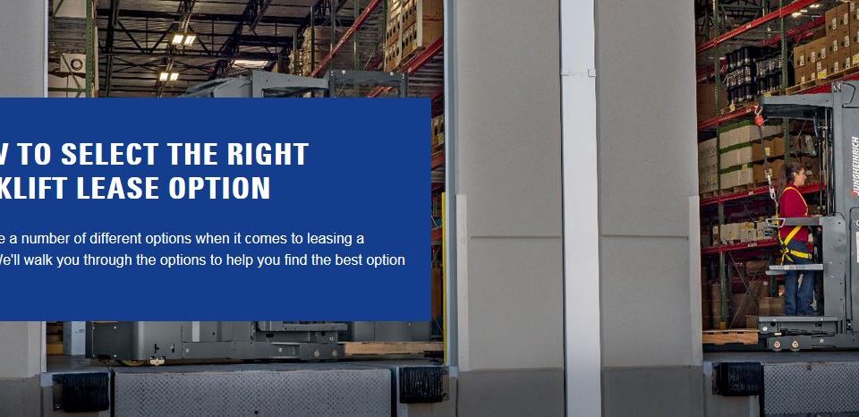 How to Select the Right Forklift Lease Option banner