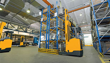 ETV2 forklift being used in a warehouse