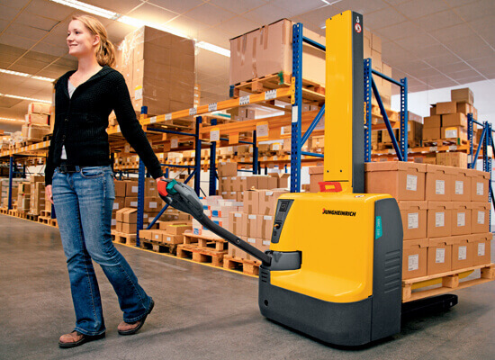 Jungheinrich equipment for warehouse