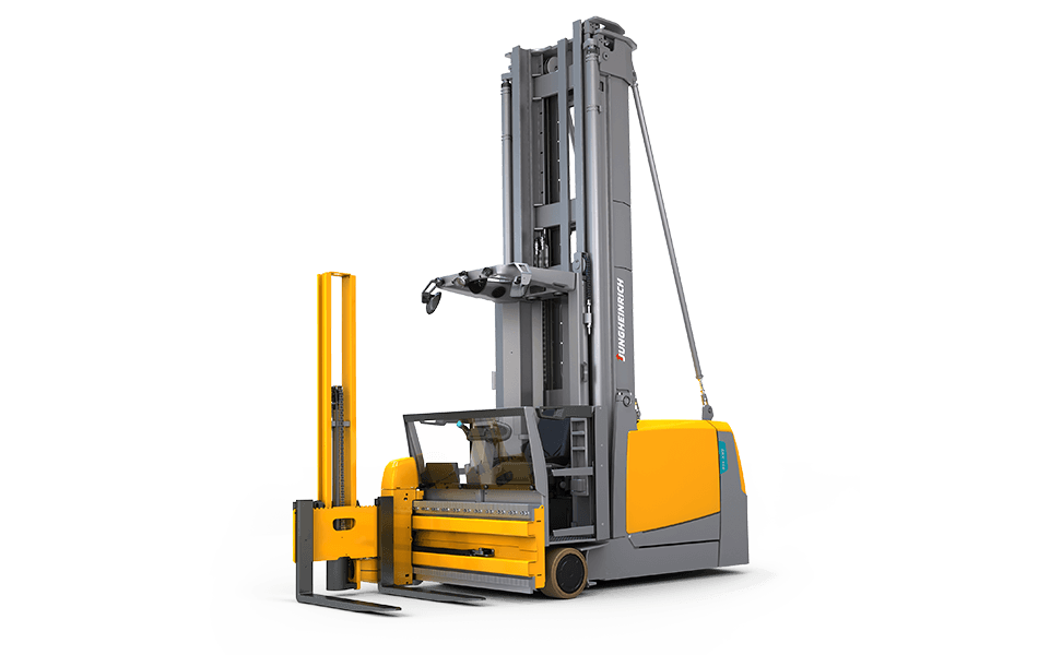 Jungheinrich turret truck warehouse equipment