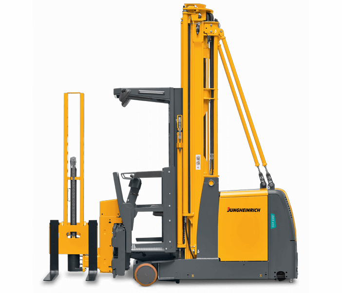 Jungheinrich turret truck warehouse equipment