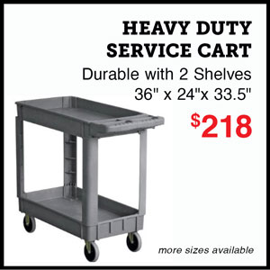 Heavy duty service cart