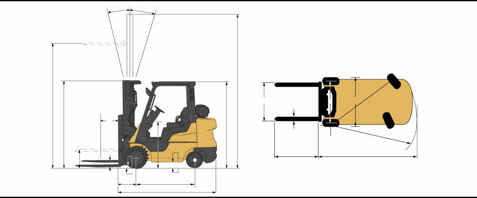 G&W forklift capacity blueprints