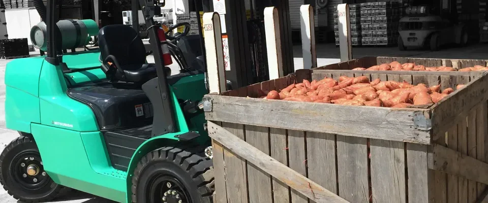 Farm forklift rentals make lifting and hauling easier during fall harvest season.