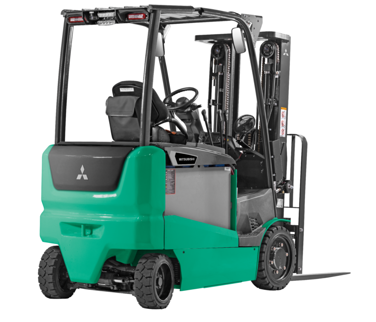 FBC20Q-FBC40Q Mitsubishi forklift from the back angle