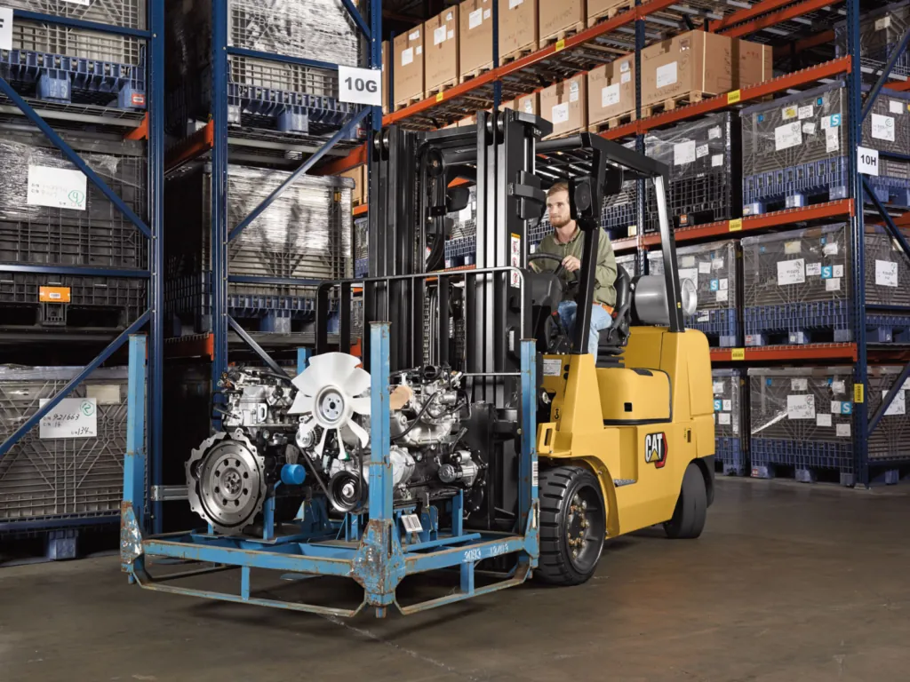 CAT GC55 LP Gas Cushion Tire Forklift